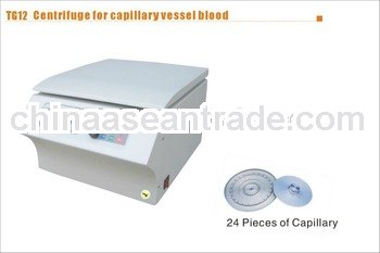 blood capillary centrifuge TG12, Micro volume capillary centrifuge, 36 tubes centrifuge