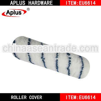 blue stripe beavertail pattern roller paints brush