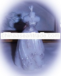 Candle Wedding Souvenir - Puffy Wedding Dress Candle
