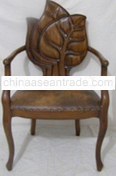 Furnisa Leaf Love Solid Wood Arm Chairs