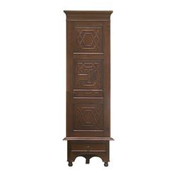 Mahogany Corner Bathroom Rack