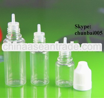 bottl 10ml china suppliers for liquid with long tip childproof cap with childproof with long thin ti