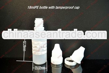 bottle e- liquid 18ml plastic dropper bottles&tamperproof cap plastic bottle