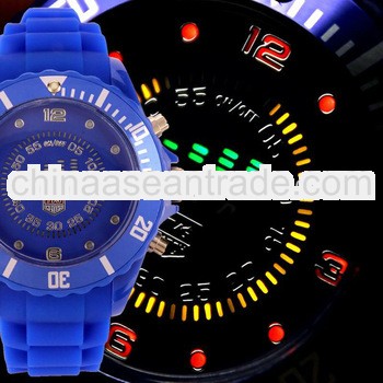 boys LED watch hours date light waterproof outdoor bike sport watch men