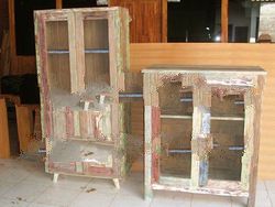  Furniture-Reclaimed Teak Display Cabinet