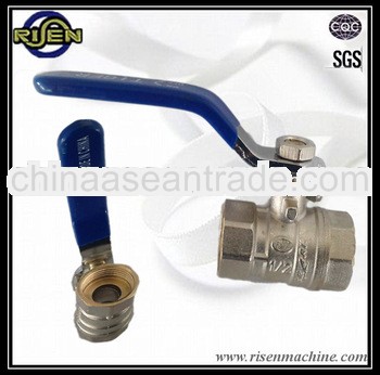 brass female thread ball valve with long handle