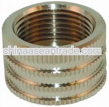 brass molding inserts/inner insert/Brass Inserts for Plastic with High Producing Efficiency