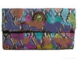 Multicolor Gem Stone Clutch Bag