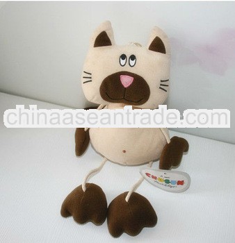 brown plush toys plush cat keychain