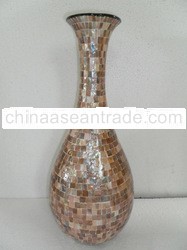 Mother of pearl vase from