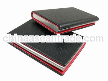 buy promotional business card holders, metal, engraved, leather