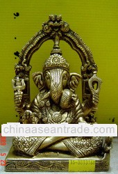 Brass Ganesh Statue design 2