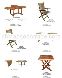 Wood Furniture, Chair And Table