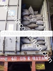 Coconut shell charcoal shipped on Aug 12