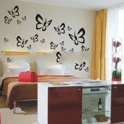 Wall Sticker w521 20 pieces butterfly