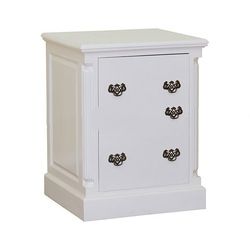 Classic White Table with 2 Drawers