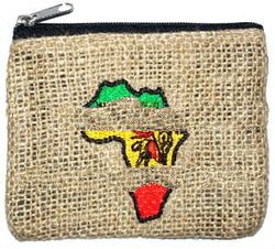 Hemp Coin Wallet Emb. Lion Africa