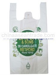 T-shirt plastic bag made in 