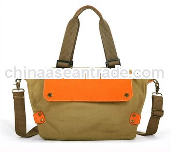 canvas shoulder tote handbag for women