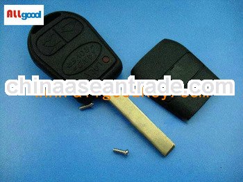 car remote key shell for Land Rover 3 buttons remote key shell/case of transponder car case