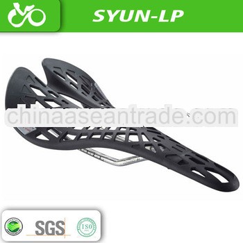 carbon road bicycle saddle with super light titanium alloy