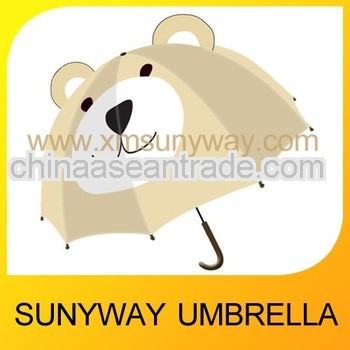 cartoon child umbrella with crook handle