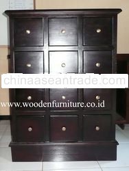 Teak Indoor Furniture Teak Minimalist Chest of Drawers Teak Wood Cabinet Teak Tall Boy Teak Minimali