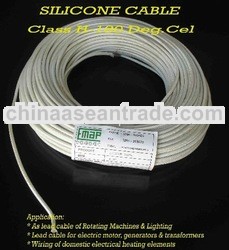  Rotating Machine High Voltage White Electric High Flexible Silicone Cable