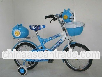 children bike with basket and toolbox