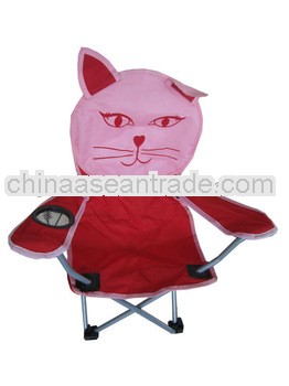 children cartoon folding chair/kids beach chair with cup holder