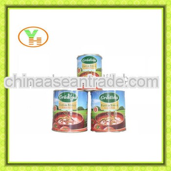 chinese food containers wholesale,with brix 28-30% very hot sell 580g canned tomato paste for middle