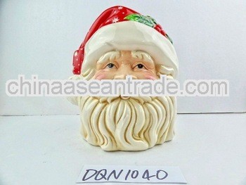 christmas santa claus decorating ceramics