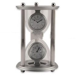 Hourglass Encased Clock