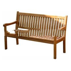 Teak Patio Furniture - Wave Bench 150 Cm