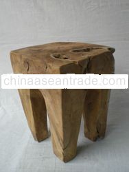 Teak Root Stool