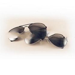 Sport Recoil Sunglasses (Black Red Snake/TNS)The Original Aviator - Full Mirror Lens 2-Pack with Pre