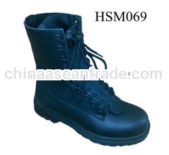 classical full leather flying zipper front 8 inch America pilot boots