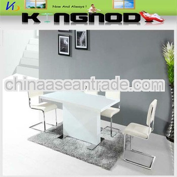 clear tempered top glass and MDF Bottom Base dining table
