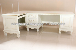 French Furniture - Louis Partner Desk combo with computer table