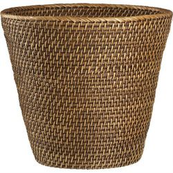 RLB - 13005 - Rattan laudry basket - Tapered Wastebasket