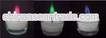 color flame white tea light candle votive wholesale