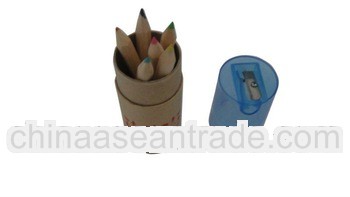 color pencil packed with box and sharpener (EN71-3,ASTM4236)
