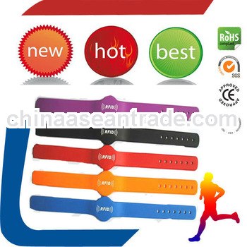 colorful custom wristbands rfid for sale
