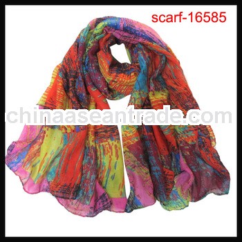 colourful print infinity scarf wholesaler