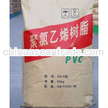 competitive price soft pipe grade SG5 PVC resin prices