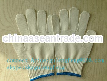 cotton nylon fabric gloves nylon working gloves