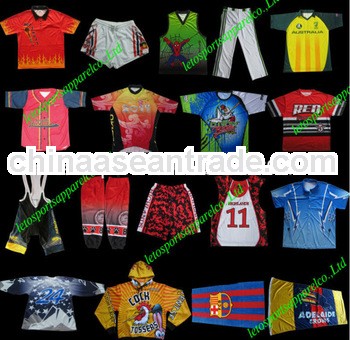 custom designer sportswear sublimation sportswear