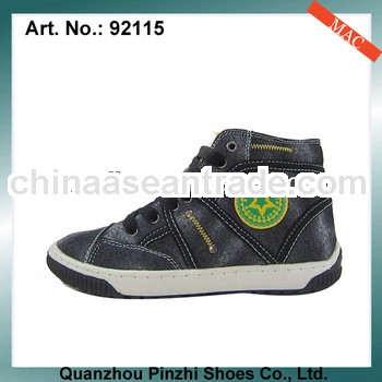 custom high cut skateboard shoes canvas children shoes