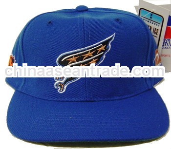 custom logo royal blue snapback hat