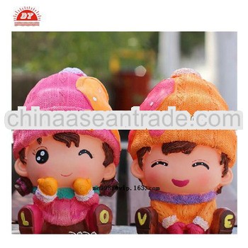 custom make plastic cartoon character boys and girls toy doll